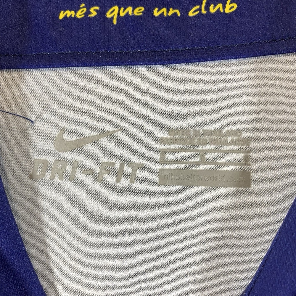 Nike FC Barcelona Dri-FIT Neymar Jr #11 Jersey Youth Small Qatar Airways UNICEF - Picture 11 of 16